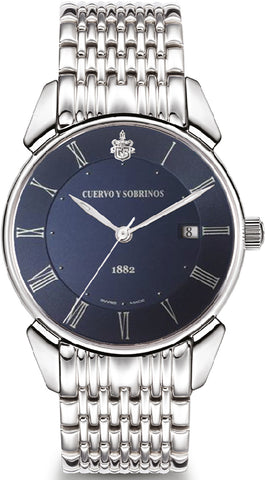 Cuervo y Sobrinos Watch Historiador Segundos Centrales 3195B.1CS.BR