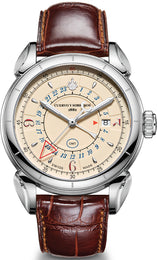 Cuervo y Sobrinos Watch Vuelo GMT 3204.1C