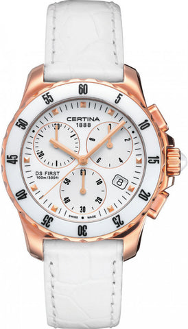 Certina Watch DS First Lady Ceramic Chrono Quartz C014.217.36.011.00