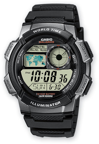 Casio Watch Alarm Chronograph AE-1000W-1BVEF