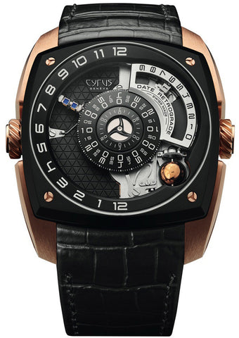 Cyrus Watch Klepcys Moon Red Gold Black DLC Titanium Limited Edition 539.003.B