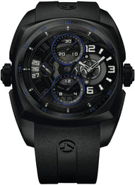 Cyrus Watch Klepcys Skeleton Chronograph Dark And Blue Black DLC Steel Limited Edition 539.504.DDB.A
