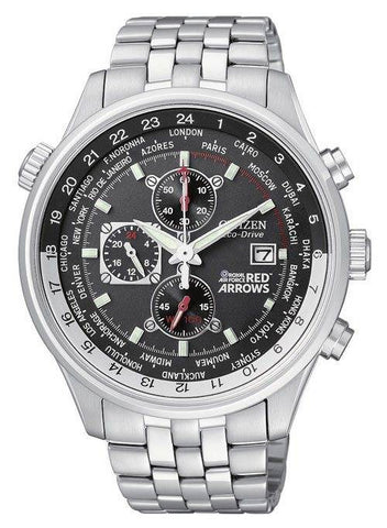 Citizen Watch Eco Drive Red Arrows World Time Chronograph CA0080-54E