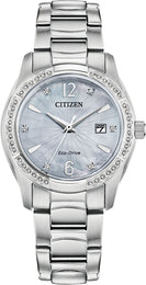 Citizen Watch Eco Drive Crystal Case Ladies EW2570-58N