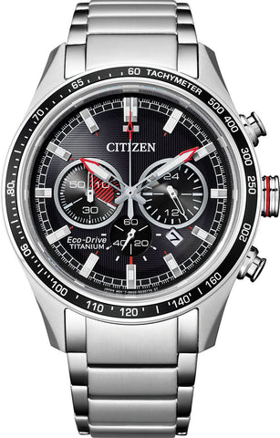 Citizen Watch Eco Drive Titanium Chronograph Mens CA4491-82E