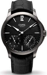 Czapek Watch Quai des Bergues Titanium Guilloche Ricochet Titanium Black Prince Limited Edition