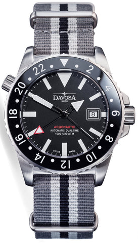 Davosa Watch Argonautic Dual Time Diver Helium Valve 16151228