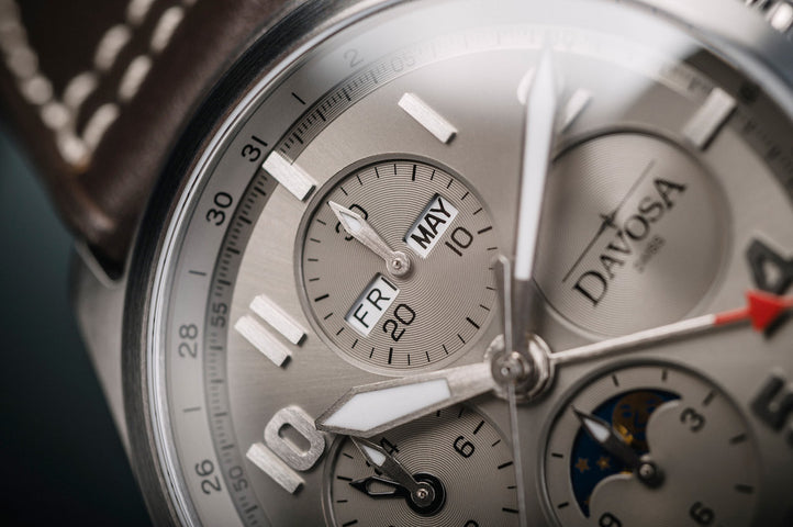 Davosa Watch Newton Pilot Moonphase Chrongraph Limited Edition