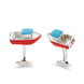 Deakin & Francis Cufflinks Enamel Red And Blue Tug Boat C50012S07.