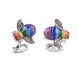 Deakin & Francis Cufflinks Limited Edition Sterling Silver Rainbow Bumble Bee, C1567S0003_4.