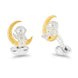 Deakin & Francis Cufflinks Sterling Silver Astronaut And Moon, C50004S.