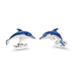 Deakin & Francis Cufflinks Sterling Silver Dolphin, C5008S02.