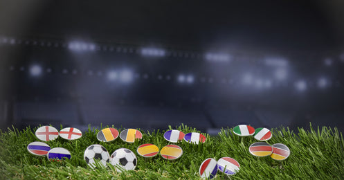 Deakin & Francis Cufflinks Sterling Silver Enamel English Flag, C0330S0001_3.