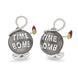 Deakin & Francis Cufflinks Sterling Silver Time Bomb, C50003.
