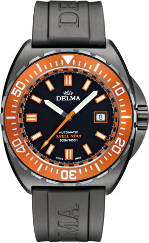 Delma Watch Shell Star Black Tag Automatic Limited Edition 44501.670.6.151
