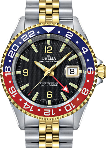 Delma Watch Santiago GMT Bi-Colour 52702.648.6P034