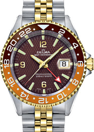 Delma Watch Santiago GMT Bi-Colour 52702.648.6.104
