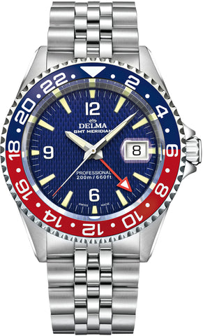 Delma Watch Santiago GMT Meridian 41702.648.6P044