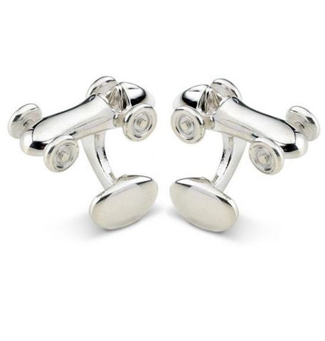 Deakin & Francis Cufflinks Sterling Silver Vintage Racing Car C1061X0001