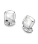 Deakin & Francis Cufflinks Sterling Silver Cushion White Mother of Pearl Inlay C0147X0003
