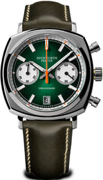 Duckworth Prestex Watch Quartz Chronograph Green Sunburst Limited Edition D550-04