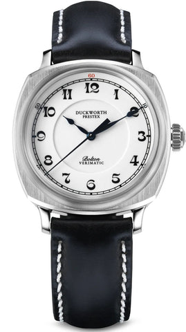 Duckworth Prestex Watch Bolton Verimatic Black Leather