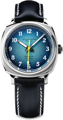 Duckworth Prestex Watch Verimatic Blue Fume Black Leather Limited Edition D891-03-A
