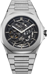 D1 Milano Watch Skeleton Silver D1-SKBJ10