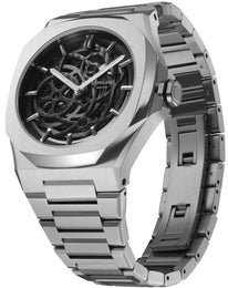 D1 Milano Skeleton Silver Watch