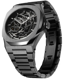 D1 Milano Skeleton Gun Metal Watch