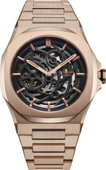 D1 Milano Skeleton Rose Gold Watch