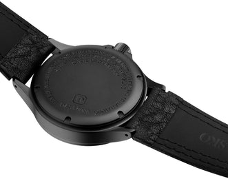 Damasko Watch DA 34 Black PVD Leather Pin