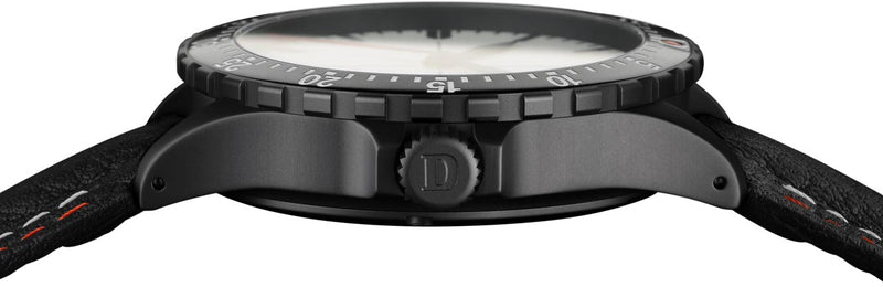 Damasko Watch DA 45 Black PVD Leather Pin