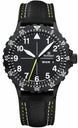 Damasko Watch DA 46 Black PVD Leather Pin DA 46 Black Leather Pin