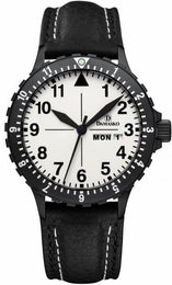 Damasko Watch DA 47 Black PVD Leather Pin DA 47 Black Leather Pin