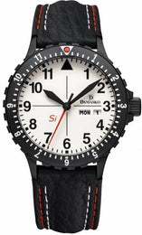 Damasko Watch DK 11 Black PVD Leather Pin DK 11 Black Leather Pin