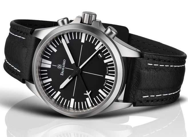 Damasko Watch DC72 Leather With Double Stitch Pin Buckle