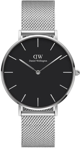 Daniel Wellington Watch Petite Sterling Black 36mm DW00100304