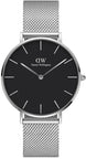 Daniel Wellington Watch Petite Sterling Black 36mm DW00100304
