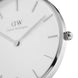 Daniel Wellington Watch Petite Sterling White 36mm