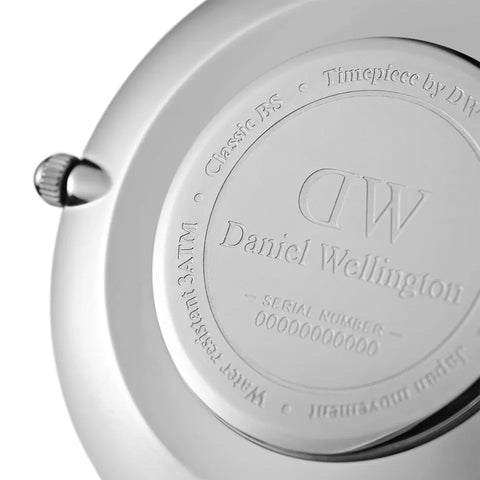 Daniel Wellington Watch Petite Sterling White 36mm