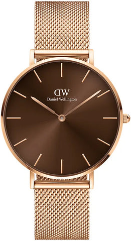 Daniel Wellington Watch Petite Amber 36 Brown DW00100478
