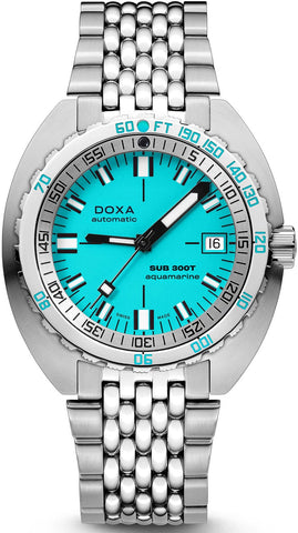 Doxa Watch Sub 300T Aquamarine Bracelet 840.10.241.10