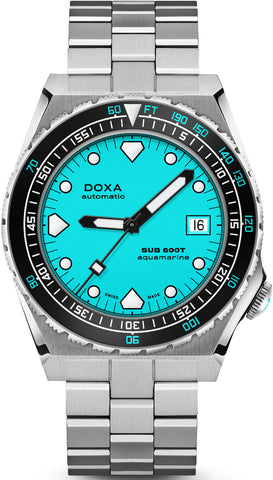 Doxa Watch SUB 600T Aquamarine Bracelet 861.10.241.10