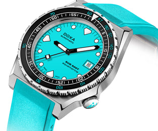Doxa Watch SUB 600T Aquamarine Rubber