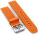 Doxa Strap SUB 200 C-GRAPH Rubber Orange With Buckle
