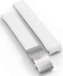 Doxa Strap SUB 300 Rubber White With Folding Clasp