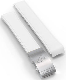 Doxa Strap SUB 300 Rubber White With Folding Clasp