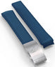 Doxa Strap SUB 300 Rubber Navy Blue With Folding Clasp