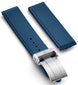 Doxa Strap SUB 600T Rubber Navy Blue With Folding Clasp